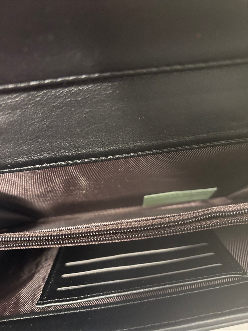 ALCAZO Black Leather-Look Crossbody Clutch Bag New With Tags - Picture 9 of 9